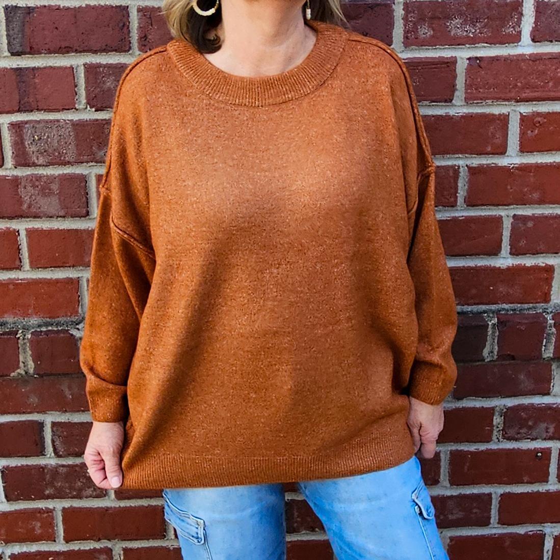 Oversized Round Neck Sweater